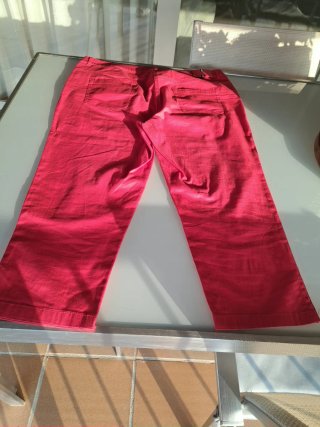Pantalón pirata de mujer de Punt Roma fucsia