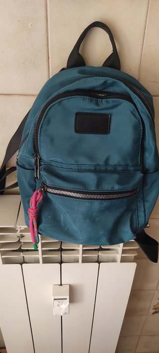 Mochila Mujer Teal y Rosa
