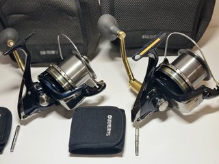Coppia di mulinelli Shimano Bull XT