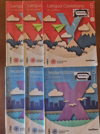 Lote libros, 5 Primaria