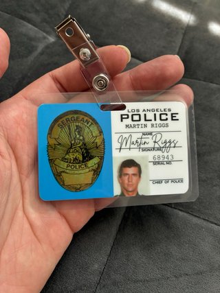 Prop Tesserino Martin Riggs