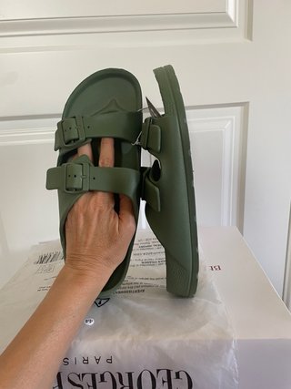 Sandalias Georges Rech Verde Talla 44