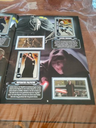 Álbum Star Wars Completo Topps Alemán Inédito
