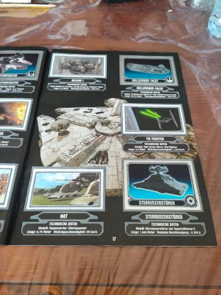 Álbum Star Wars Completo Topps Alemán Inédito