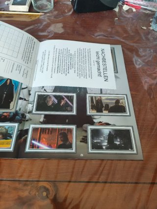 Álbum Star Wars Completo Topps Alemán Inédito