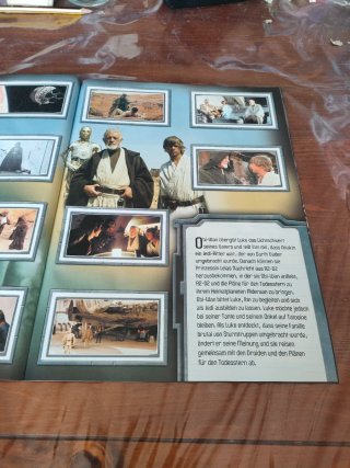 Álbum Star Wars Completo Topps Alemán Inédito