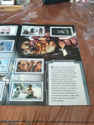 Álbum Star Wars Completo Topps Alemán Inédito