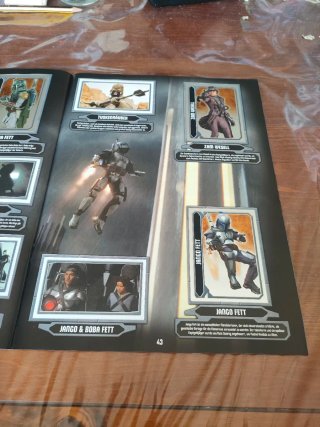 Álbum Star Wars Completo Topps Alemán Inédito