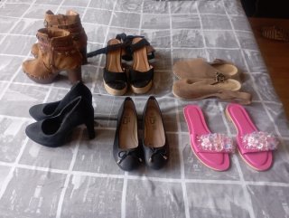 Lote Zapatos Talla 36 (Marrón y Negro)