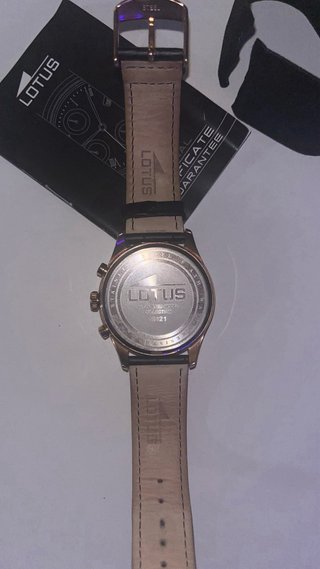Lotus 18121/3 Cronógrafo Hombre Acero Oro Rosa