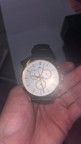 Lotus 18121/3 Cronógrafo Hombre Acero Oro Rosa