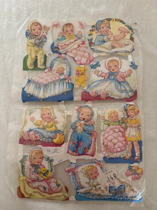 Cromos Troquelados Bebés Vintage 1414