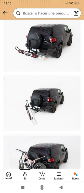 Portamoto TowCar para FJ Cruiser