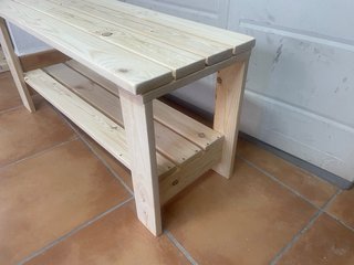 BANCO ZAPATERO DE MADERA