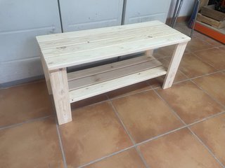 BANCO ZAPATERO DE MADERA