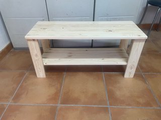 BANCO ZAPATERO DE MADERA