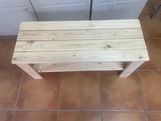 BANCO ZAPATERO DE MADERA