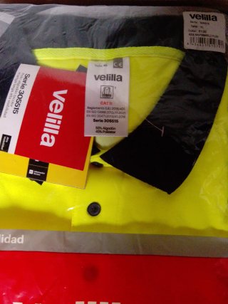 Polo Alta Visibilidad Manga Larga Velilla XL