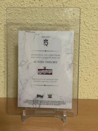 WWE Austin Theory Auto 21/99 Topps Imperial Ink