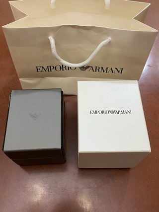 Reloj Emporio Armani Azul y Plateado