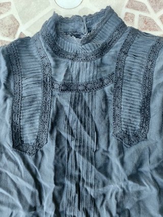 Abito Zara blu/grigio