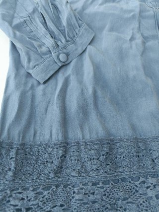 Abito Zara blu/grigio