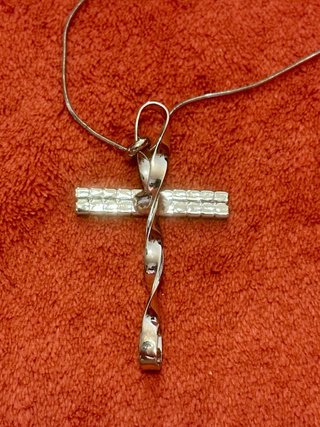 Collana vintage unisex catena serpente