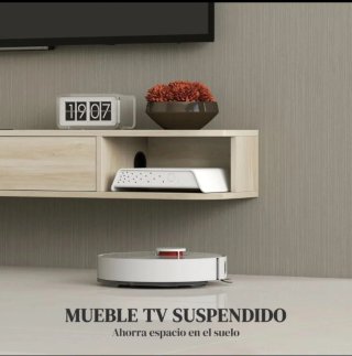 Mueble TV madera flotante