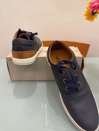 Zapatos de cuero sintético azul marino Infinitif