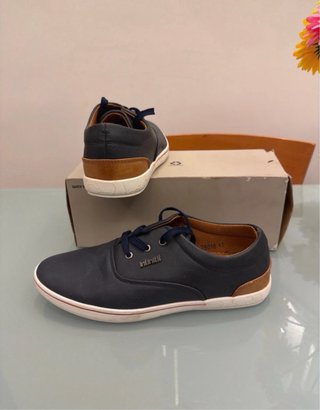 Zapatos de cuero sintético azul marino Infinitif
