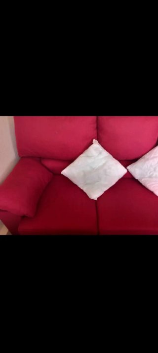 URGE VENTA! HOY O MAÑANA!Sofá 3 plazas rojo