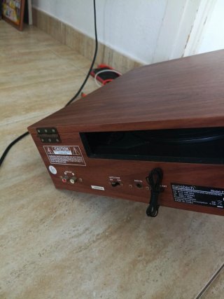 Tocadiscos Sunstech Retro Digital Marrón/Negro
