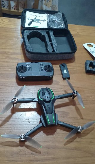 Drone B6 Negro y Verde
