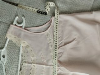 Camisón de algodón rosa