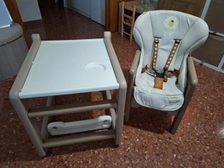 Trona de bebé con diseño de oso