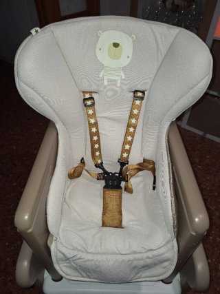 Trona de bebé con diseño de oso