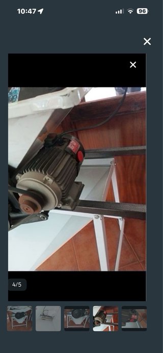 Estrujadora de uva motorizada con mesa