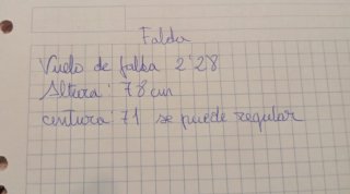 Traje Regional Montañesa Niña 8-9 Años