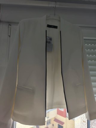 Americana Mango Blanca nueva