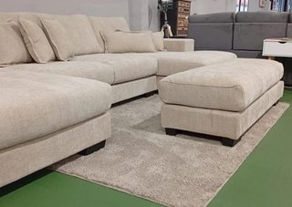REBAJA SOFA DOBLE CHAISE LONGUE + PUFF + ENVIO!!!