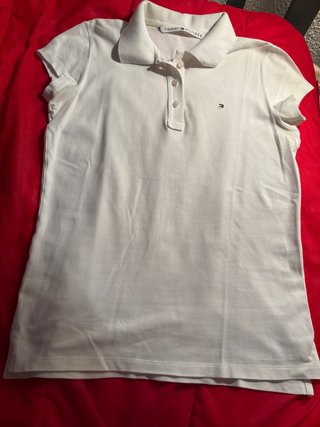 Polo Blanco Tommy Hilfiger Mujer Talla S