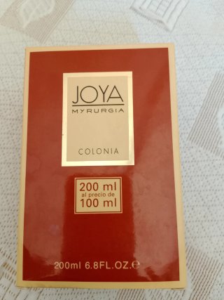 Perfume Joya MYRURGIA Colonia Dorado