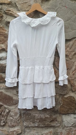 Vestito Zara Bianco Estate Taglia S