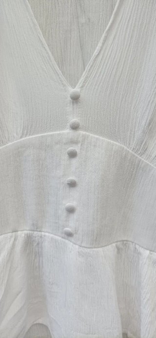 Vestito Zara Bianco Estate Taglia S
