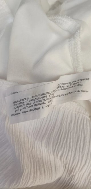 Vestito Zara Bianco Estate Taglia S