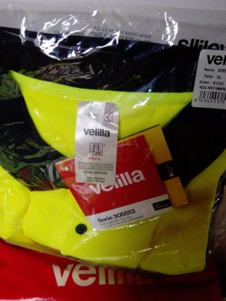 Polo alta visibilidad Velilla manga corta