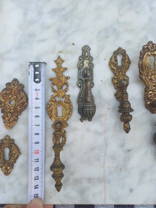 Tiradores vintage metalicos antiguos