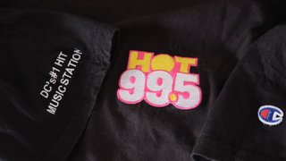 Maglietta Champion Uomo Nera HOT 99.5 XL