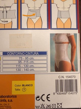 Faja Lumbar Farmalastic Velcro