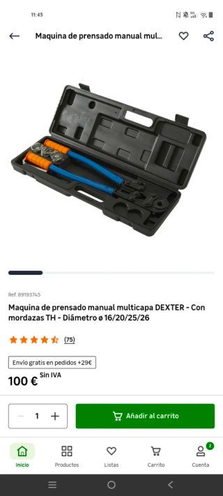 Máquina de prensado multicapa DEXTER